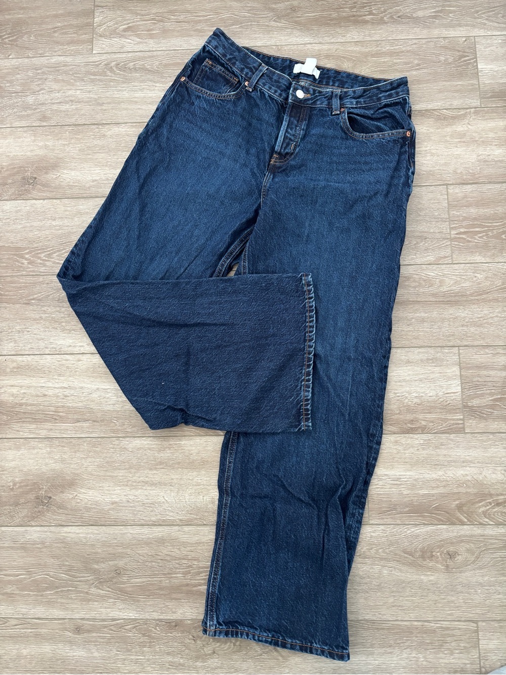 Classic Low-Rise Dark Blue Women's Jeans